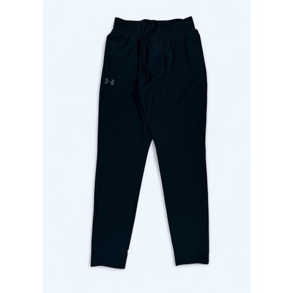 UNDER ARMOUR PANTS WOMENS SMALL LIGHTWEIGHT BLACK JOGGERS
